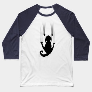 Cat Climb Baseball T-Shirt